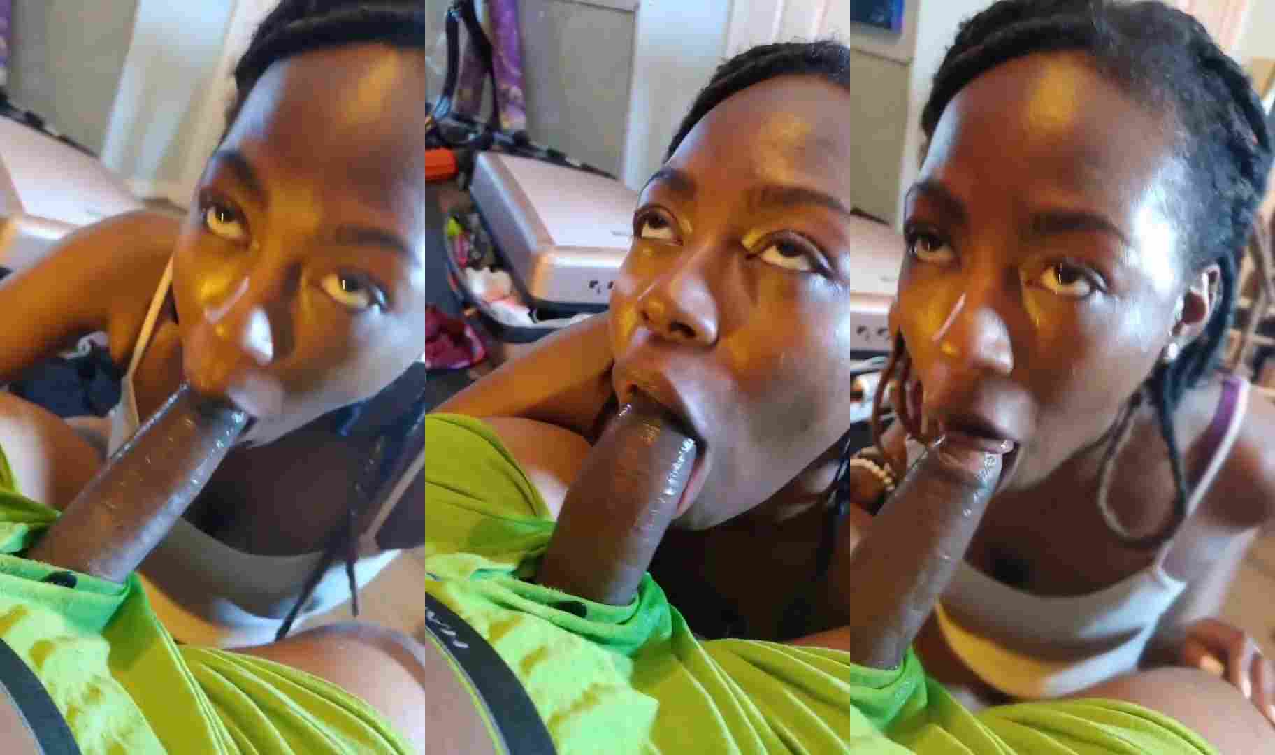 Somali Horny Black Girl Blowjob